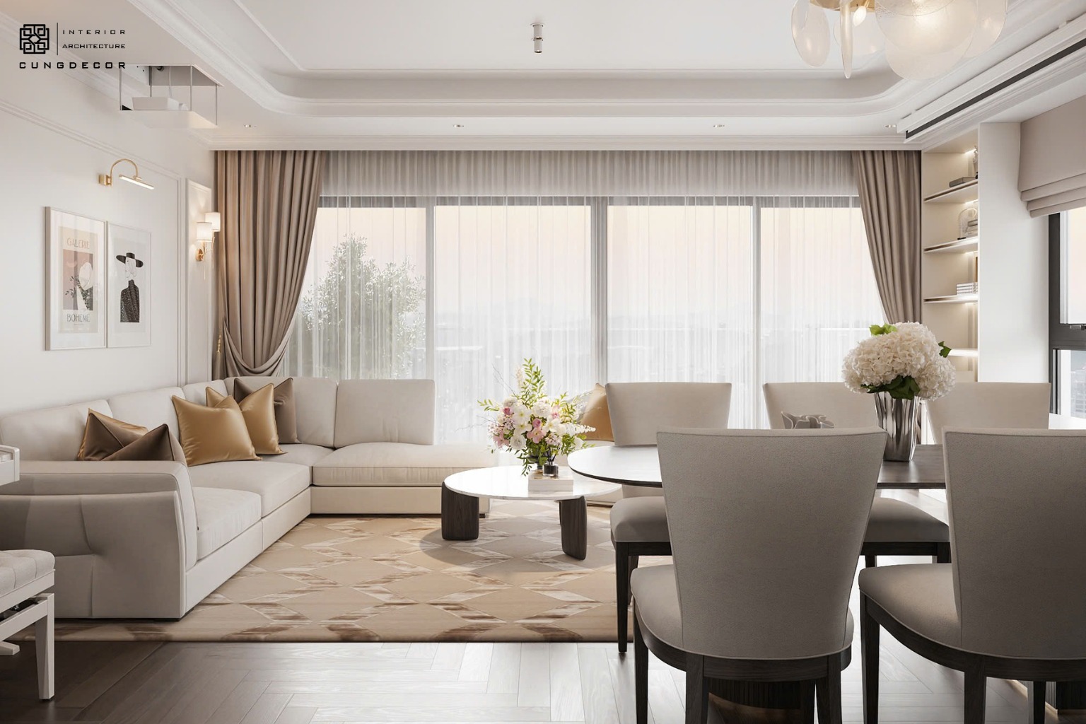 căn hộ tân cổ điển